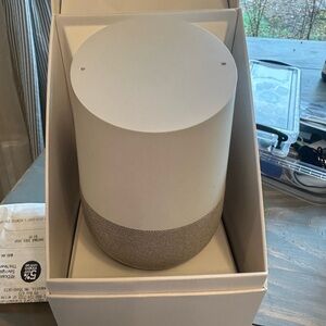 Google home Smart Home Speaker in White and Gray